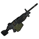 M249 LMG в автотурель Rust