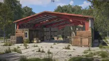 Шахтёрский аутпост на карте Rust