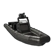 RHIB в Rust — большая лодка на 6 человек