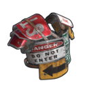 Road Sign Jacket — куртка из дорожных знаков A-тира в Rust