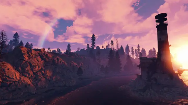 Маяк (Lighthouse) — лёгкий монумент Rust без радиации