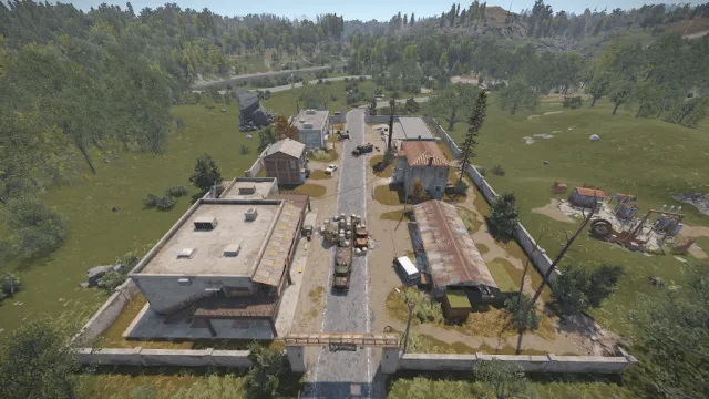 Радтаун (Radtown) — заражённая радиацией зона Rust