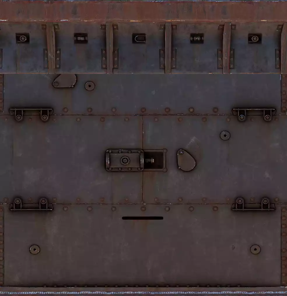 Бронированная стена из ВКМ в Rust — 2000 HP