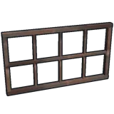Металлическая оконная решётка в Rust