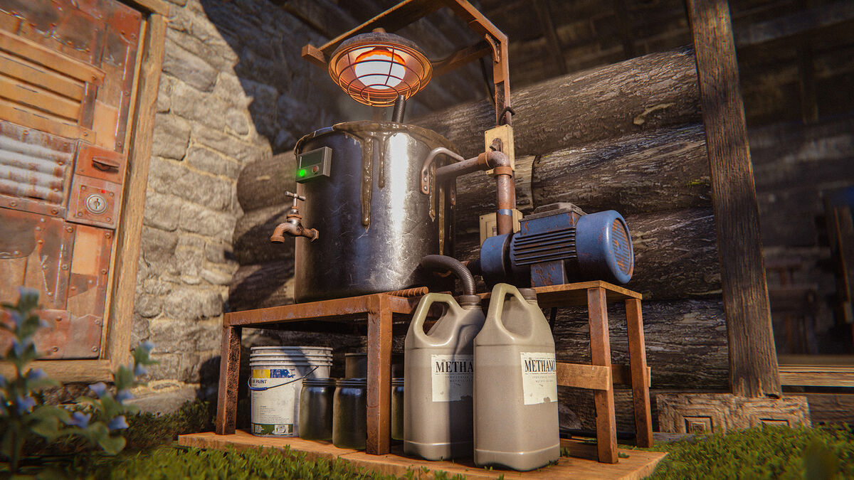 Биотопливный генератор в Rust — переработка органики в низкосортное топливо